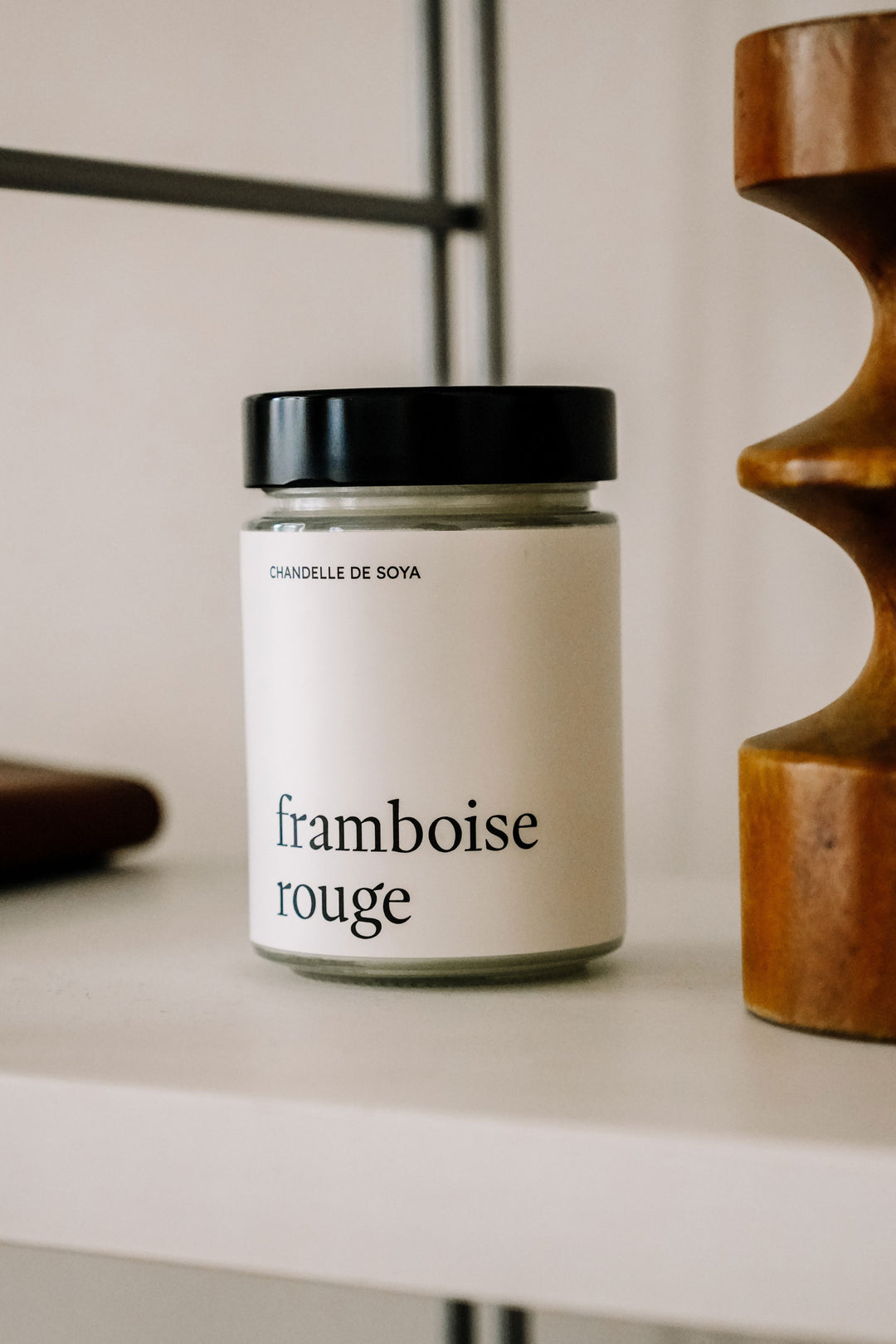 CHANDELLE DE SOYA - Framboise rouge