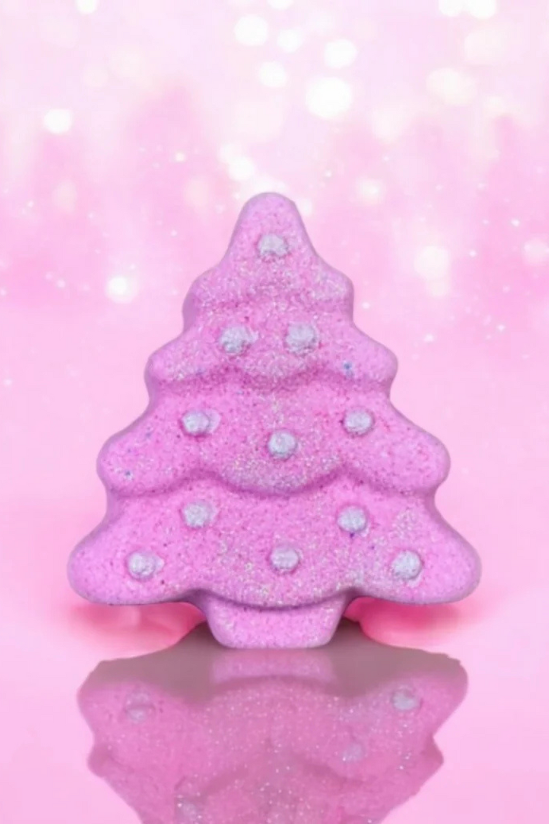 Bombe de bain - Caprice & Co - Noël - Arbre rose scintillant