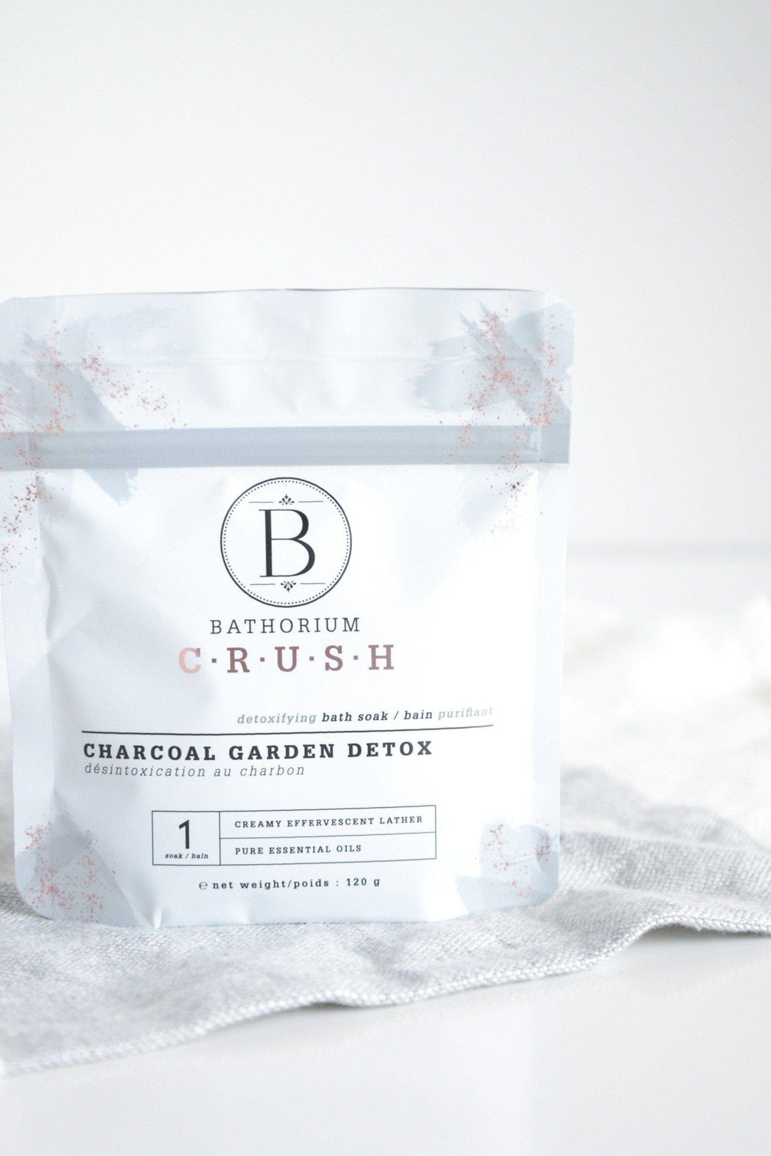 Bain apaisant - CRUSH - Charcoal jardin désintoxication - Bathorium - No. 1 Marée - Chandelles 