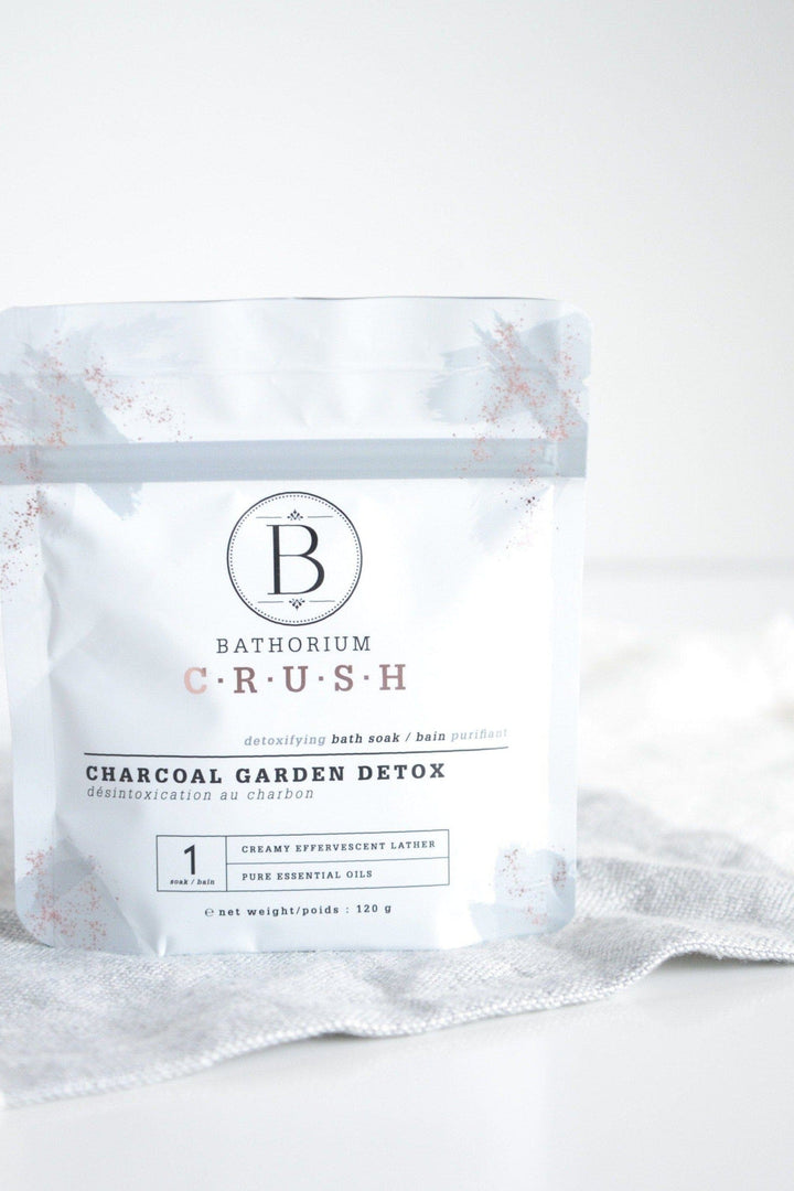 Bain apaisant - CRUSH - Charcoal jardin désintoxication - Bathorium - No. 1 Marée - Chandelles 