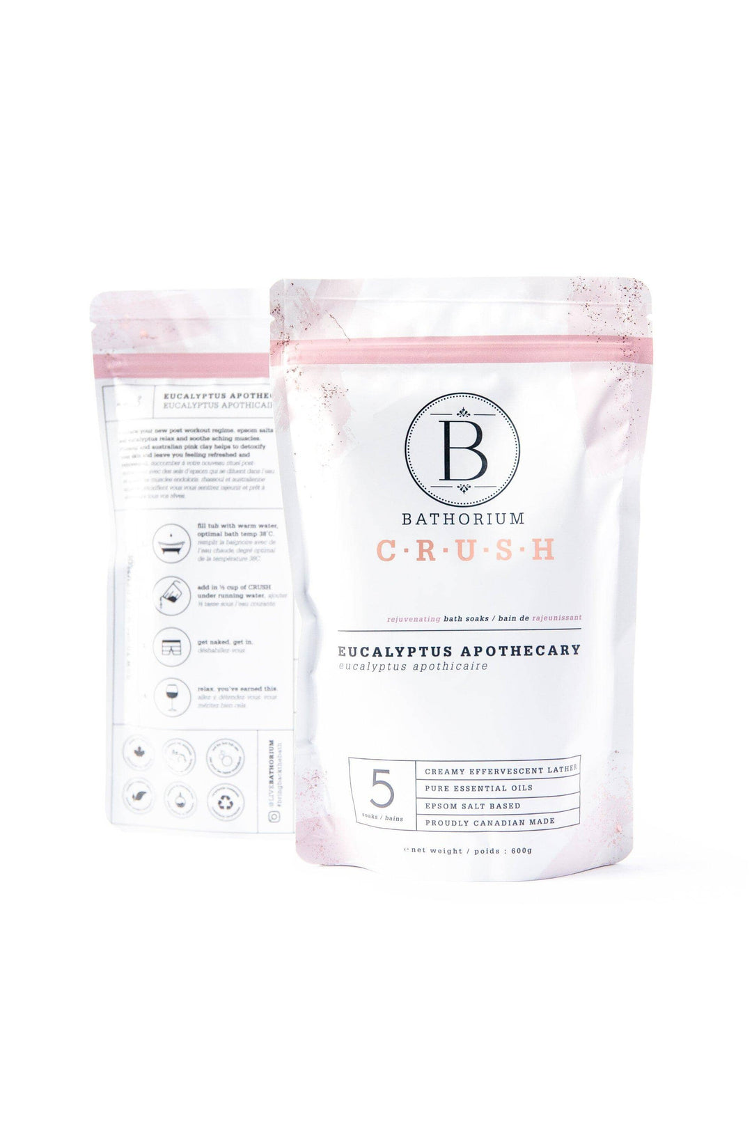 Bain rajeunissant - CRUSH - Eucalyptus apothicaire - Bathorium - No. 3 Marée - Chandelles 