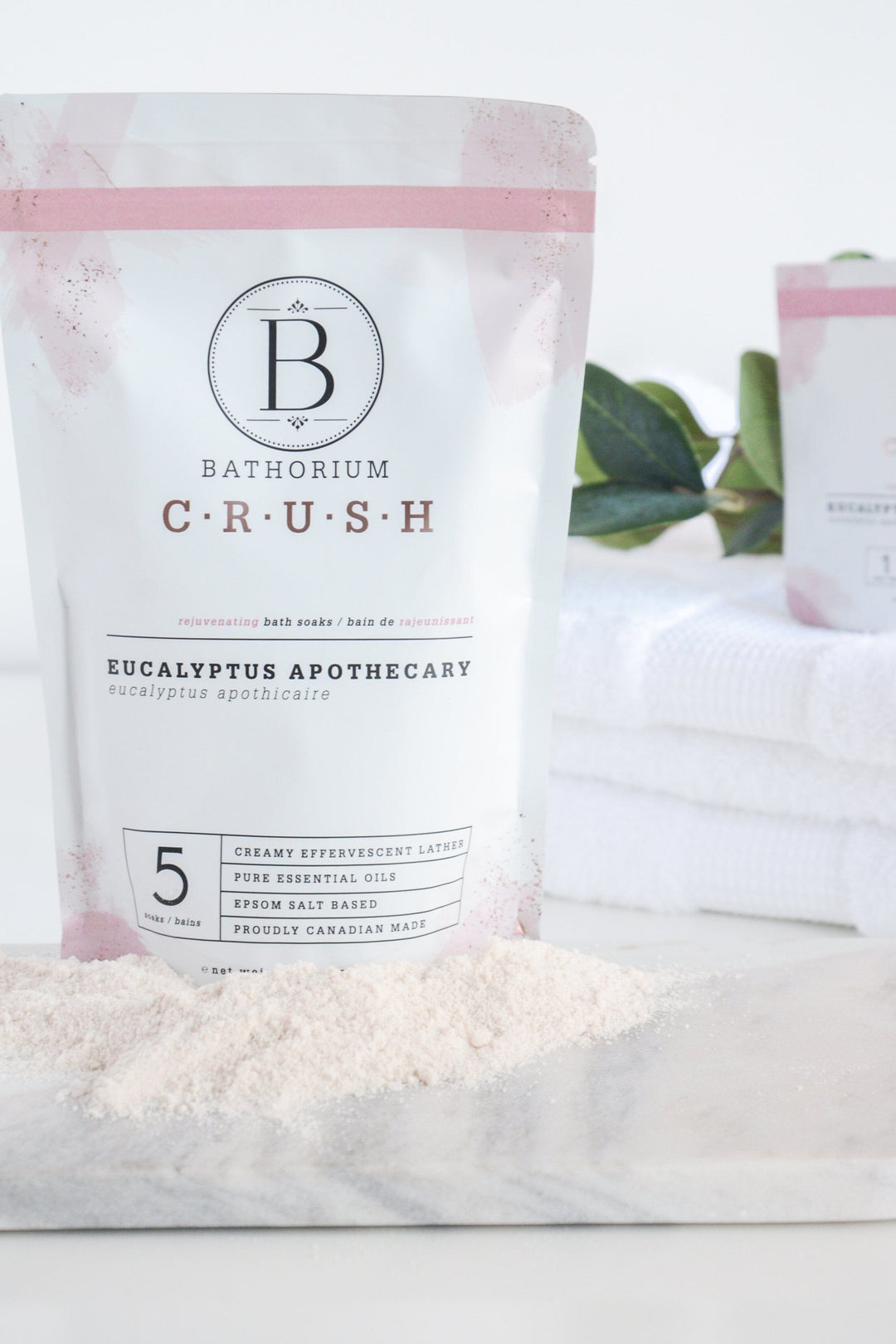 Bain rajeunissant - CRUSH - Eucalyptus apothicaire - Bathorium - No. 3 Marée - Chandelles 