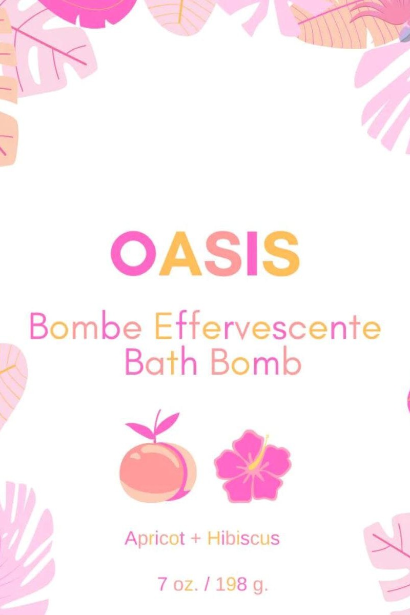 Bombe de bain - Caprice & Co - Oasis Marée - Chandelles 