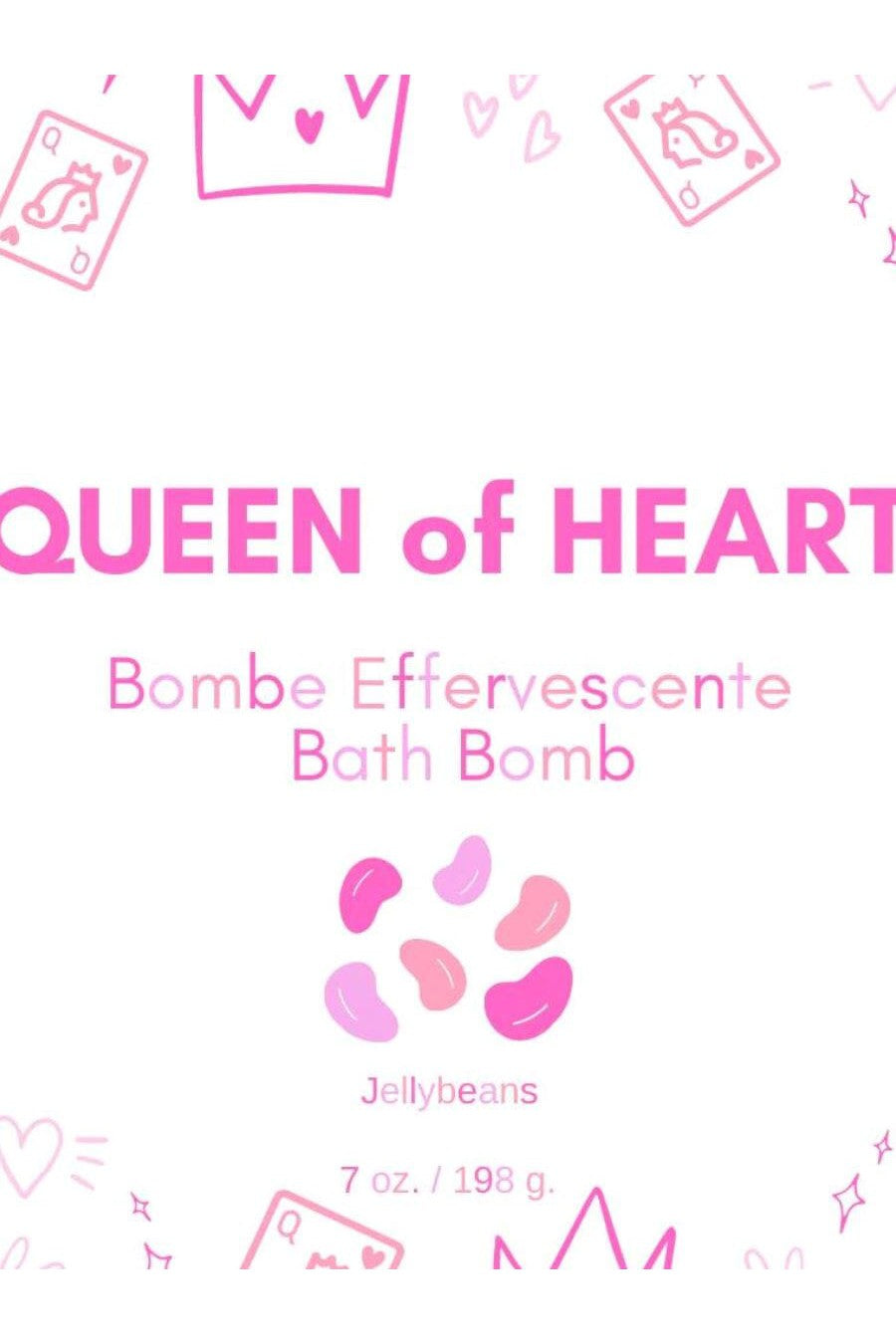 Bombe de bain - Caprice & Co - Queen of hearts Marée - Chandelles 