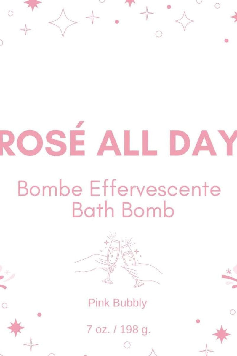 Bombe de bain - Caprice & Co - Rosé all day Marée - Chandelles 