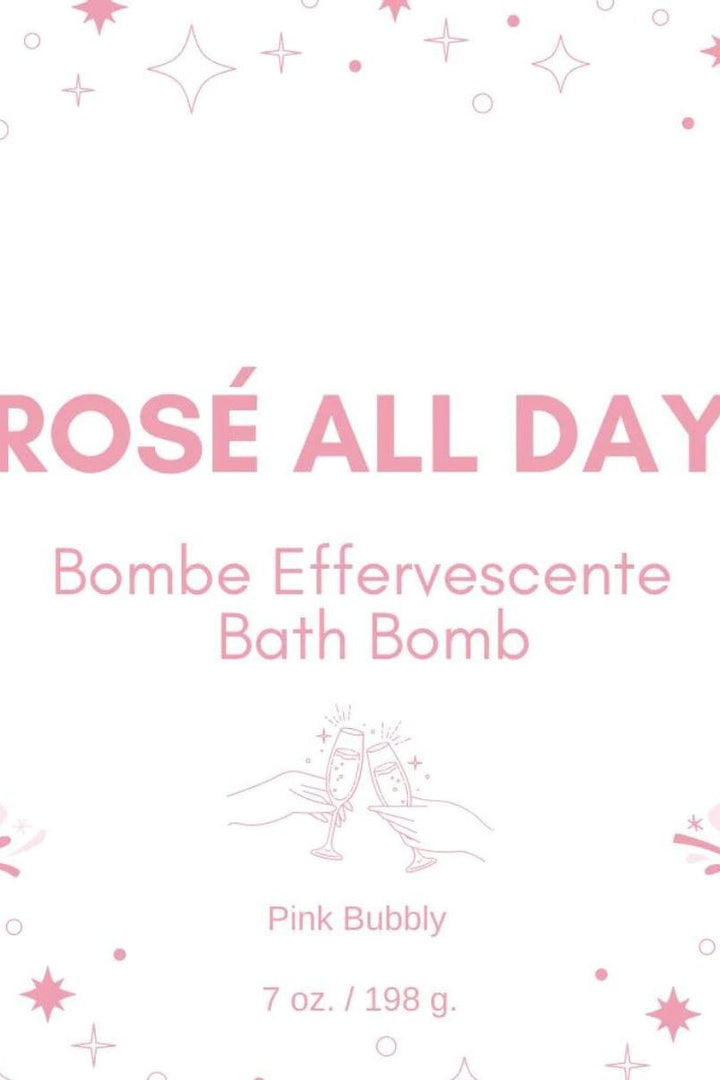 Bombe de bain - Caprice & Co - Rosé all day Marée - Chandelles 