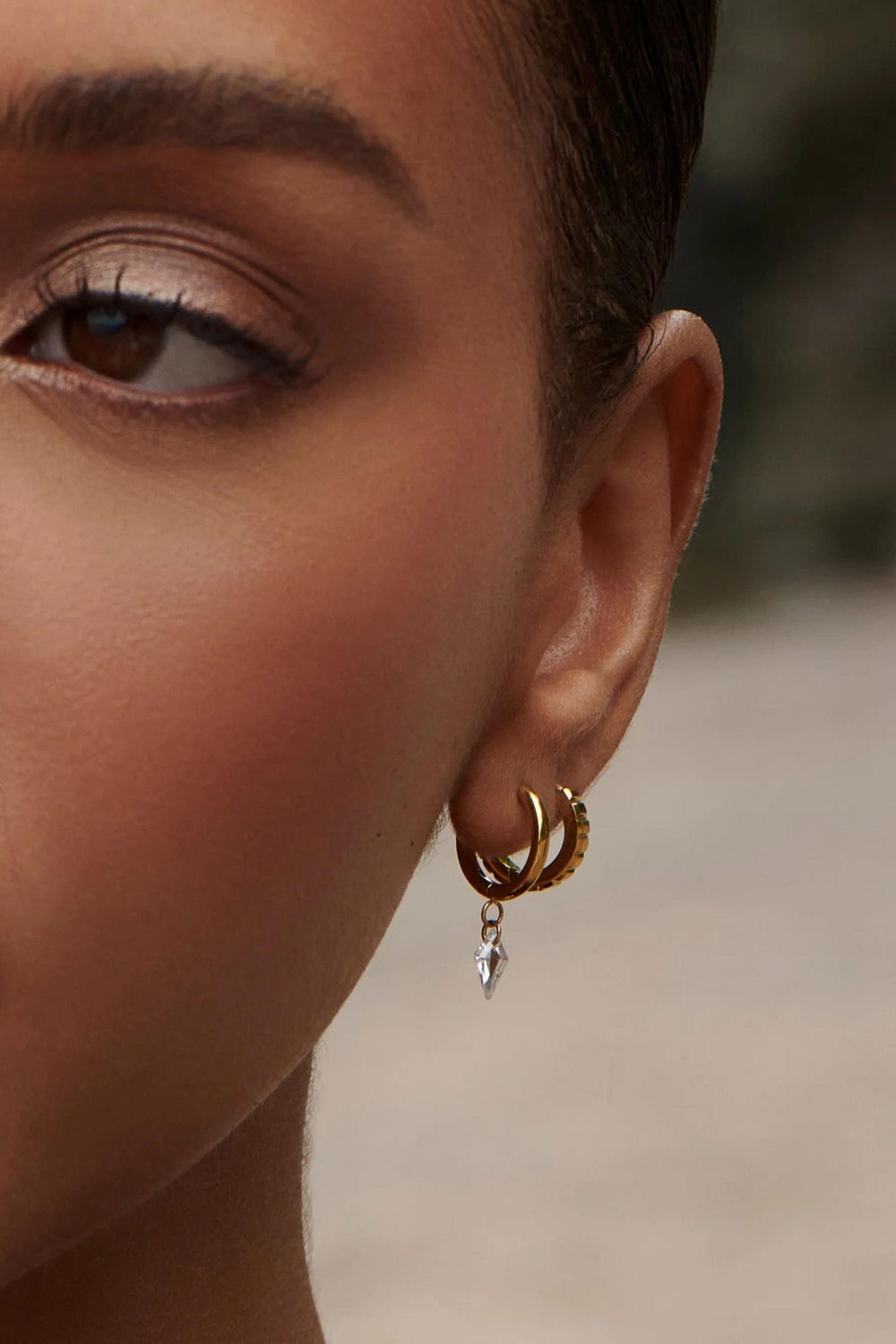 Boucles dormeuses - Astrid - Argent MIA - Bijoux 