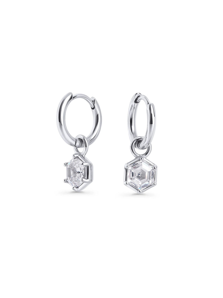Boucles dormeuses - Octavia - Argent MIA - Bijoux 