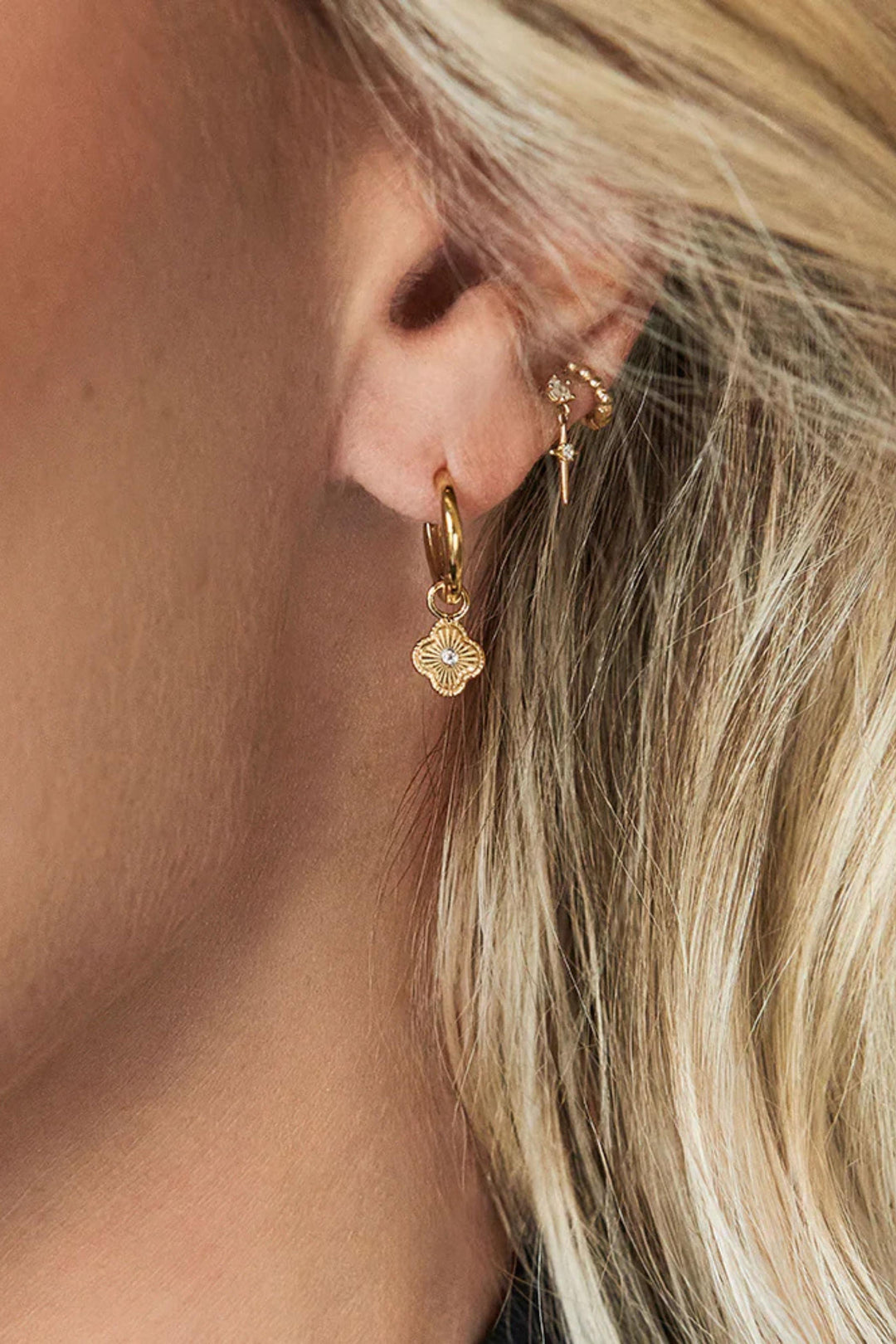 Boucles dormeuses - Paula II - Or