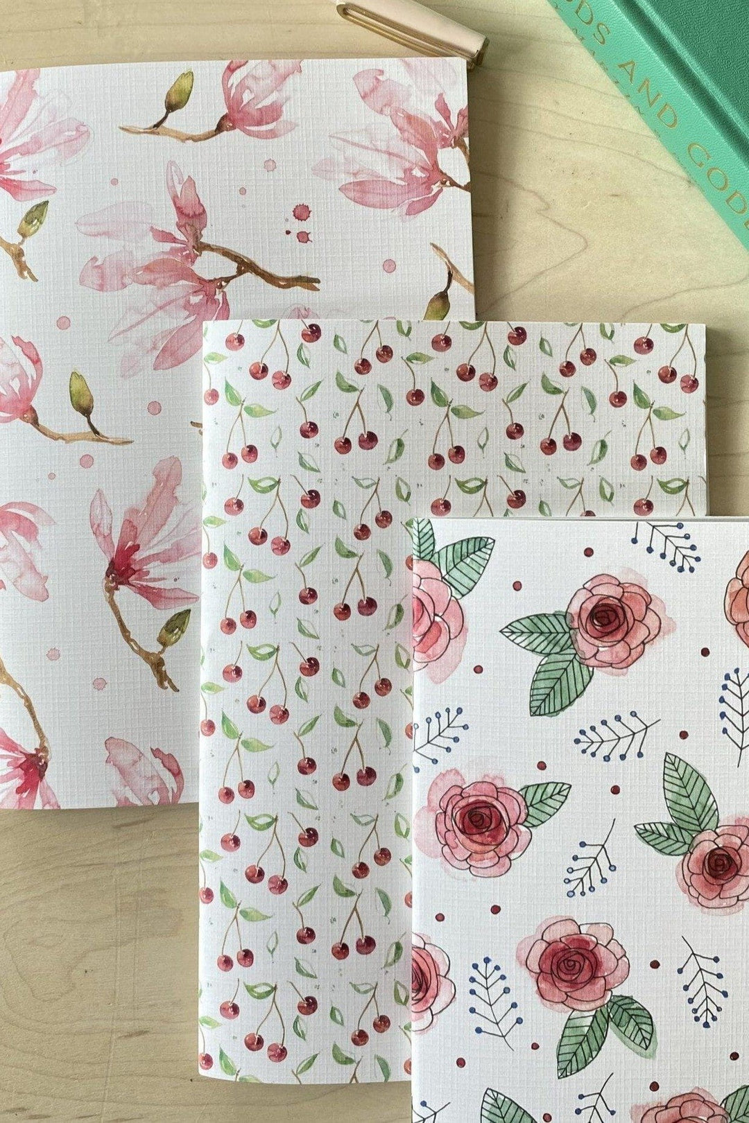 CAHIERS DE NOTES - Trio CAMELIA - Stéphanie Renière Illustration Les Produits Marée 