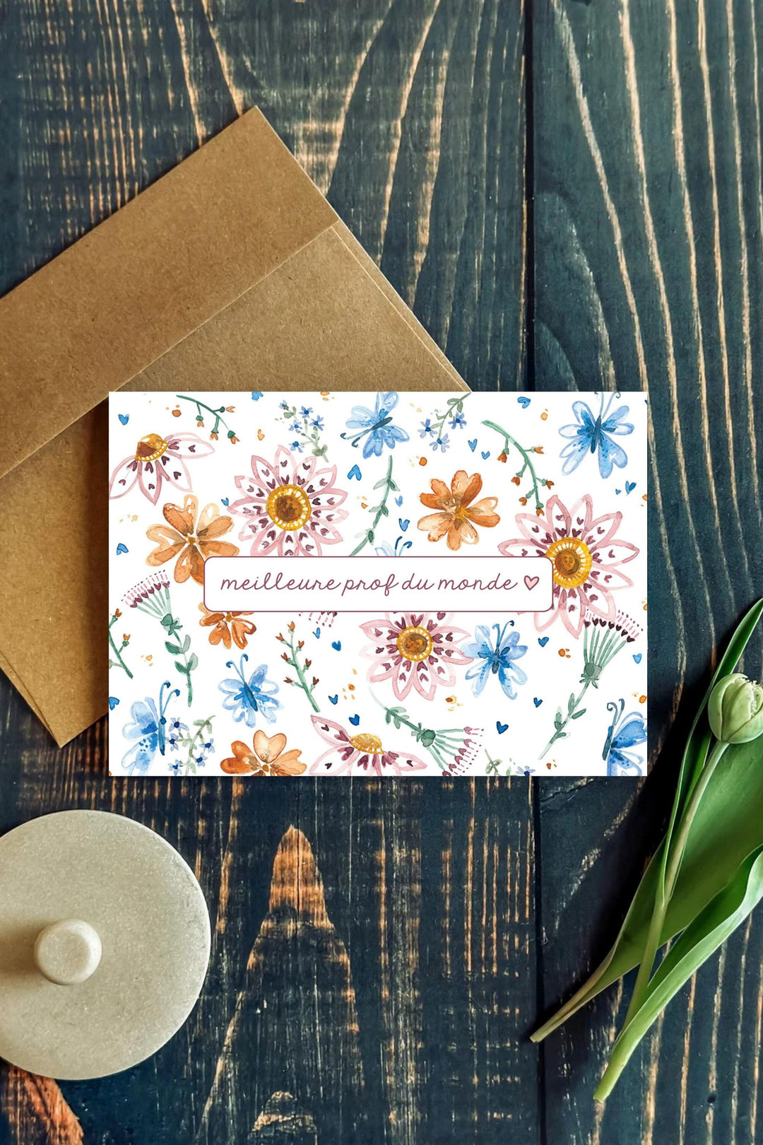 CARTE - Claire - Professeure / éducatrice - Stéphanie Renière Illustration