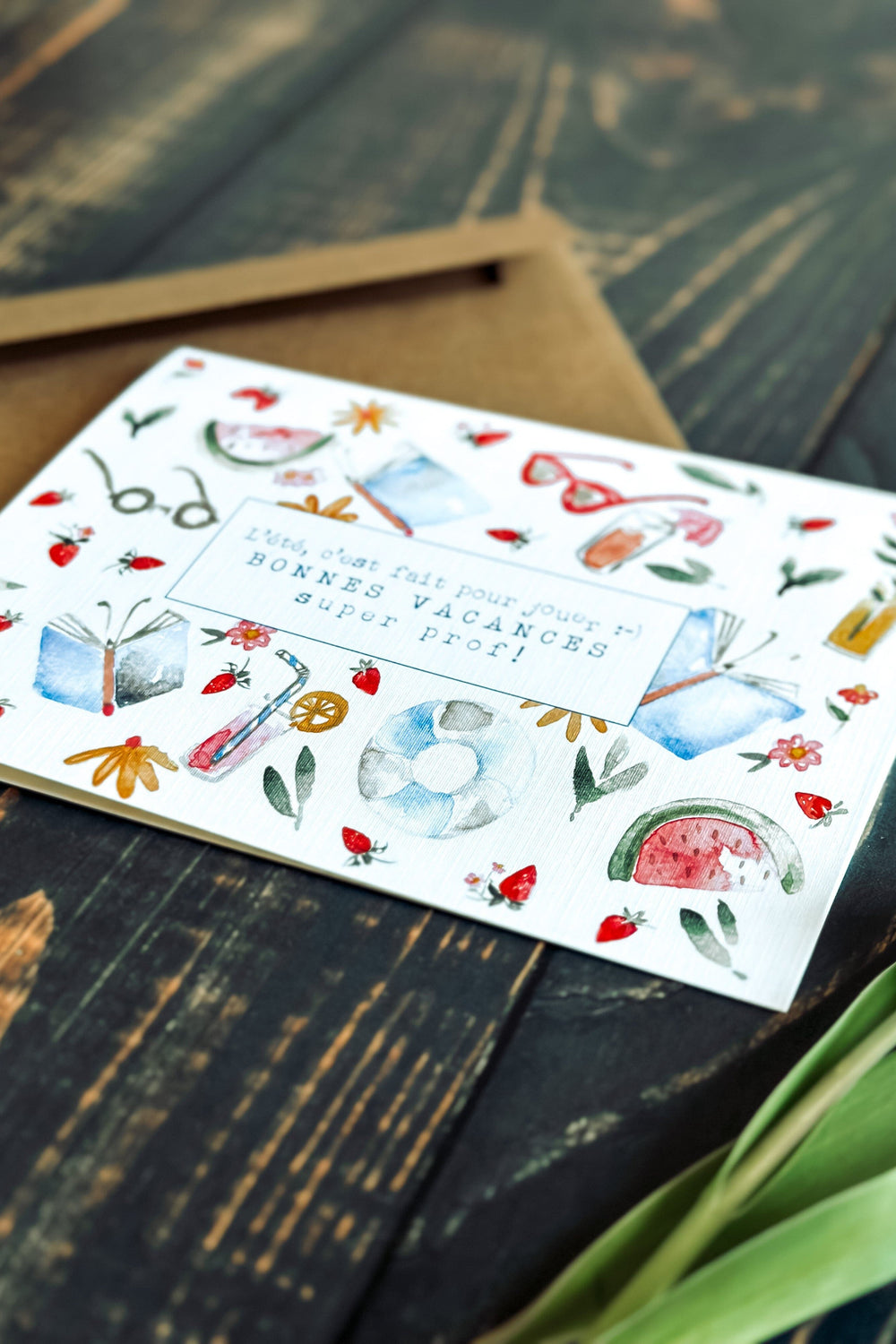 CARTE - Éloïse - Professeur - Stéphanie Renière Illustration