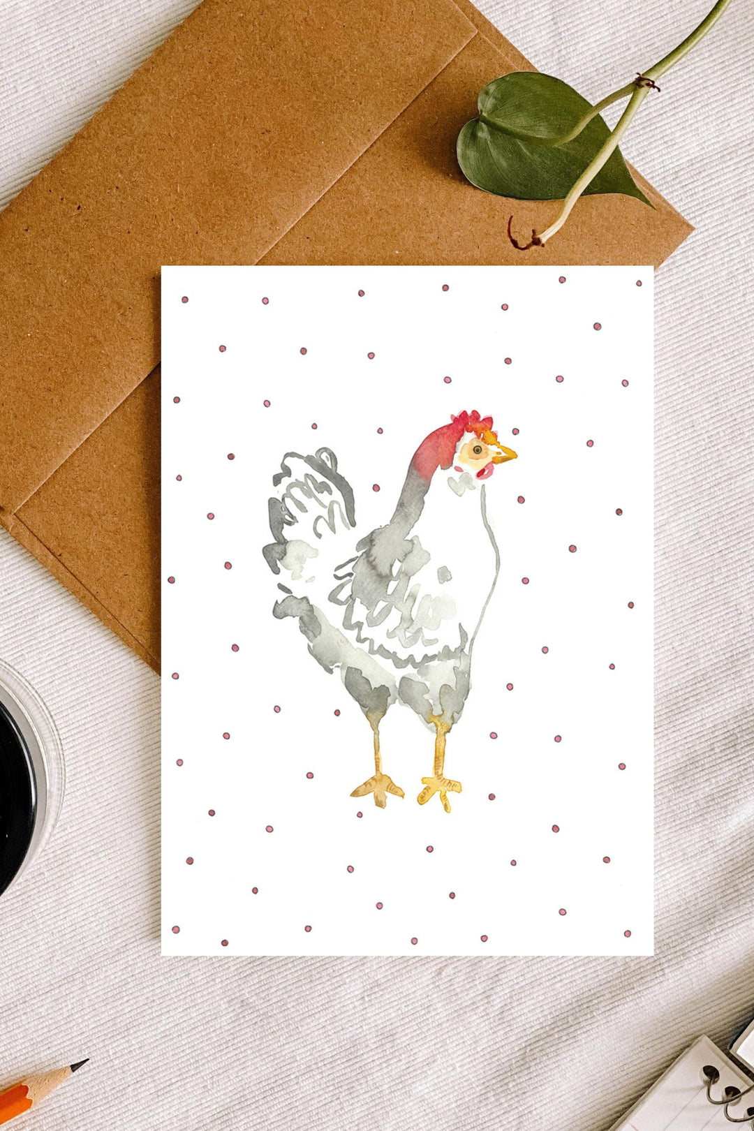 CARTE - GERTRUDE - Stéphanie Renière Illustration Stéphanie Renière 