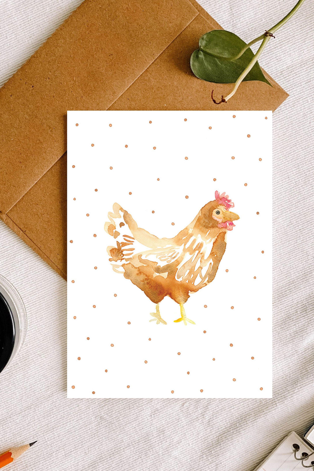 CARTE - GINGER - Stéphanie Renière Illustration Stéphanie Renière 