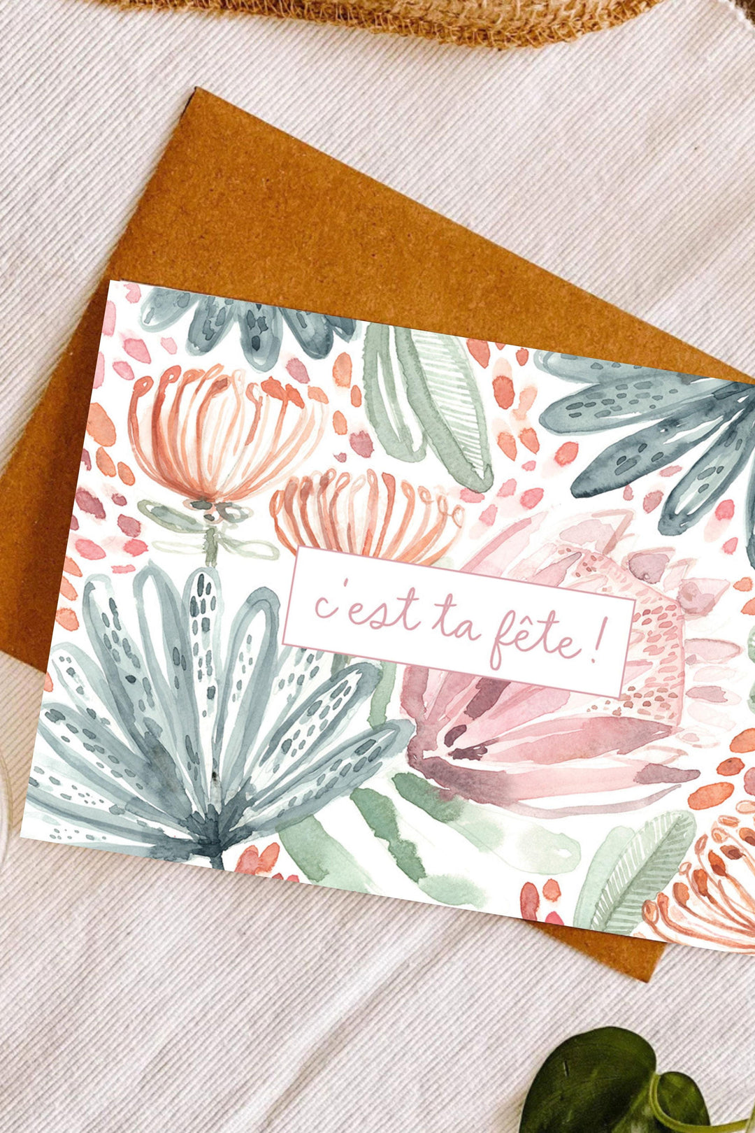 CARTE - MAMA AFRICA - C'est ta fête ! - Stéphanie Renière Illustration Stéphanie Renière 