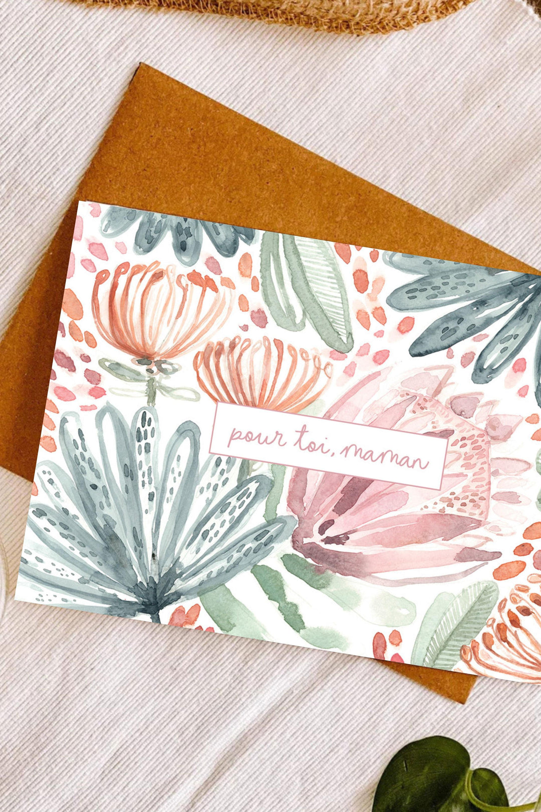 CARTE - MAMA AFRICA - Pour toi, maman - Stéphanie Renière Illustration Stéphanie Renière 