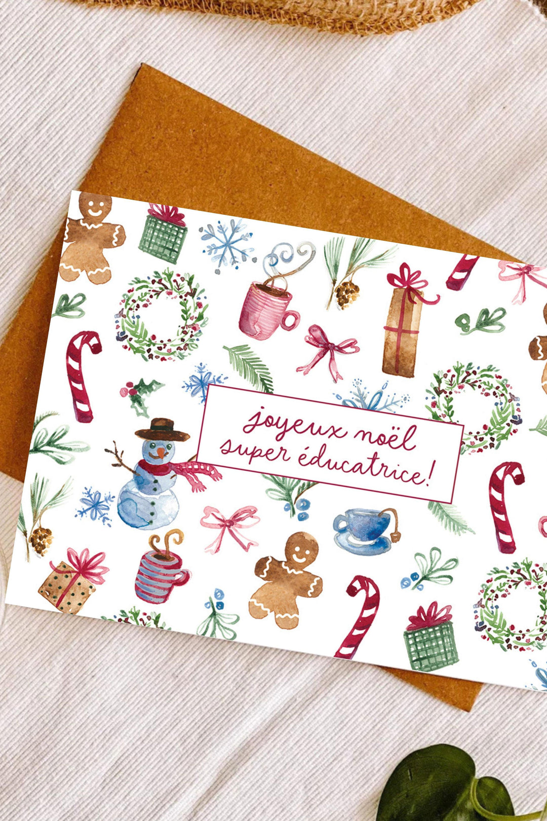 CARTE - Noella - Professeure / éducatrice - Stéphanie Renière Illustration