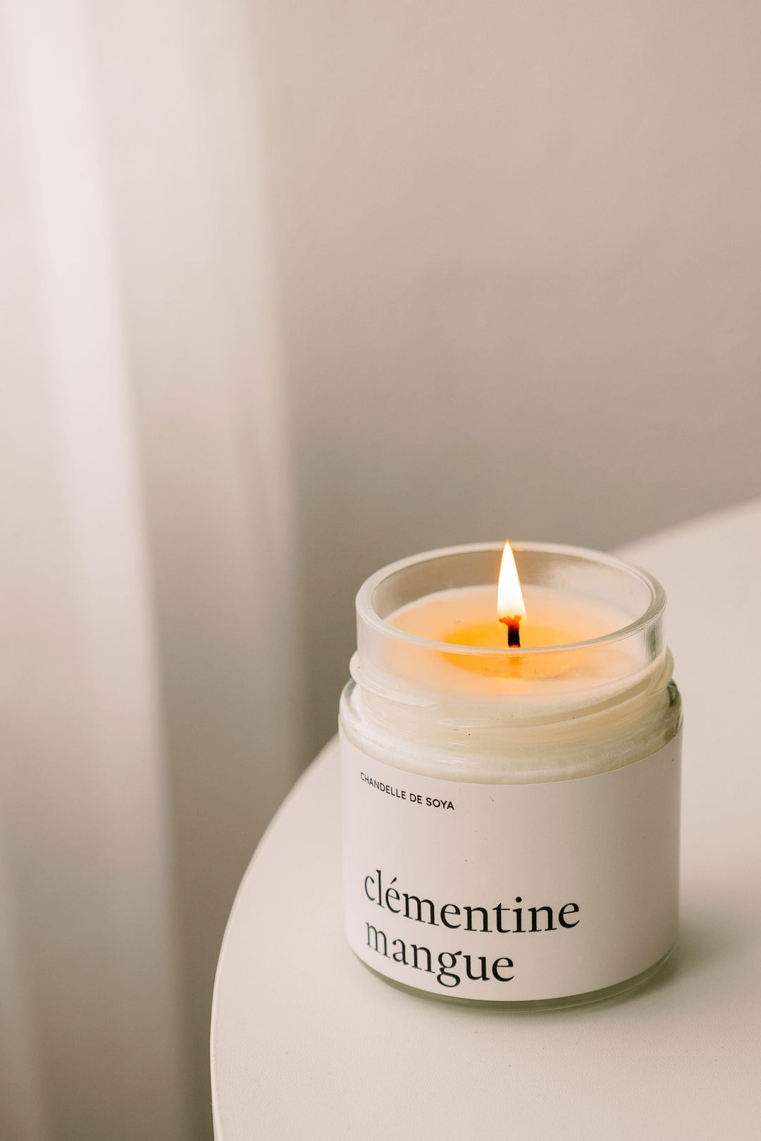 CHANDELLE DE SOYA - Clémentine mangue Chandelles de soya Marée - Chandelles 