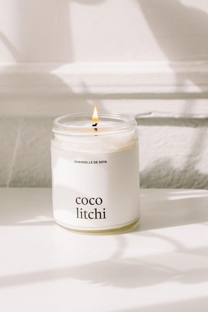 CHANDELLE DE SOYA - Coco litchi Chandelles de soya Marée - Chandelles 