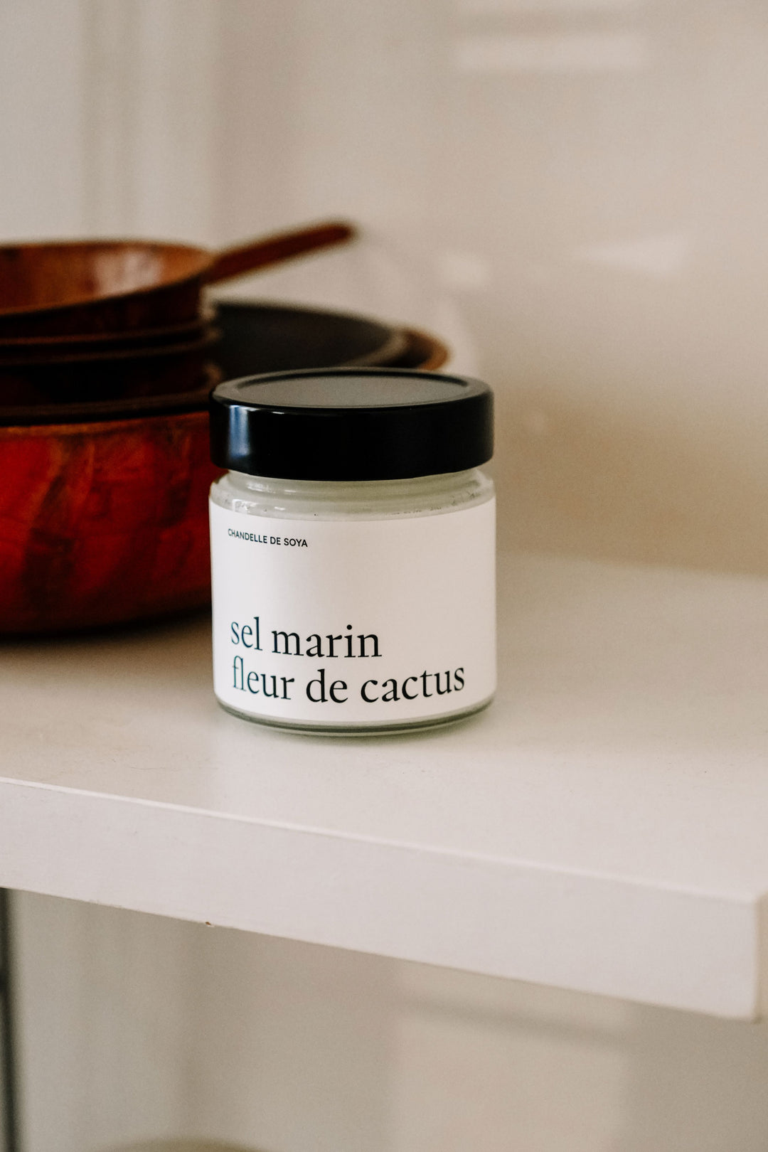CHANDELLE DE SOYA - Sel marin fleur de cactus