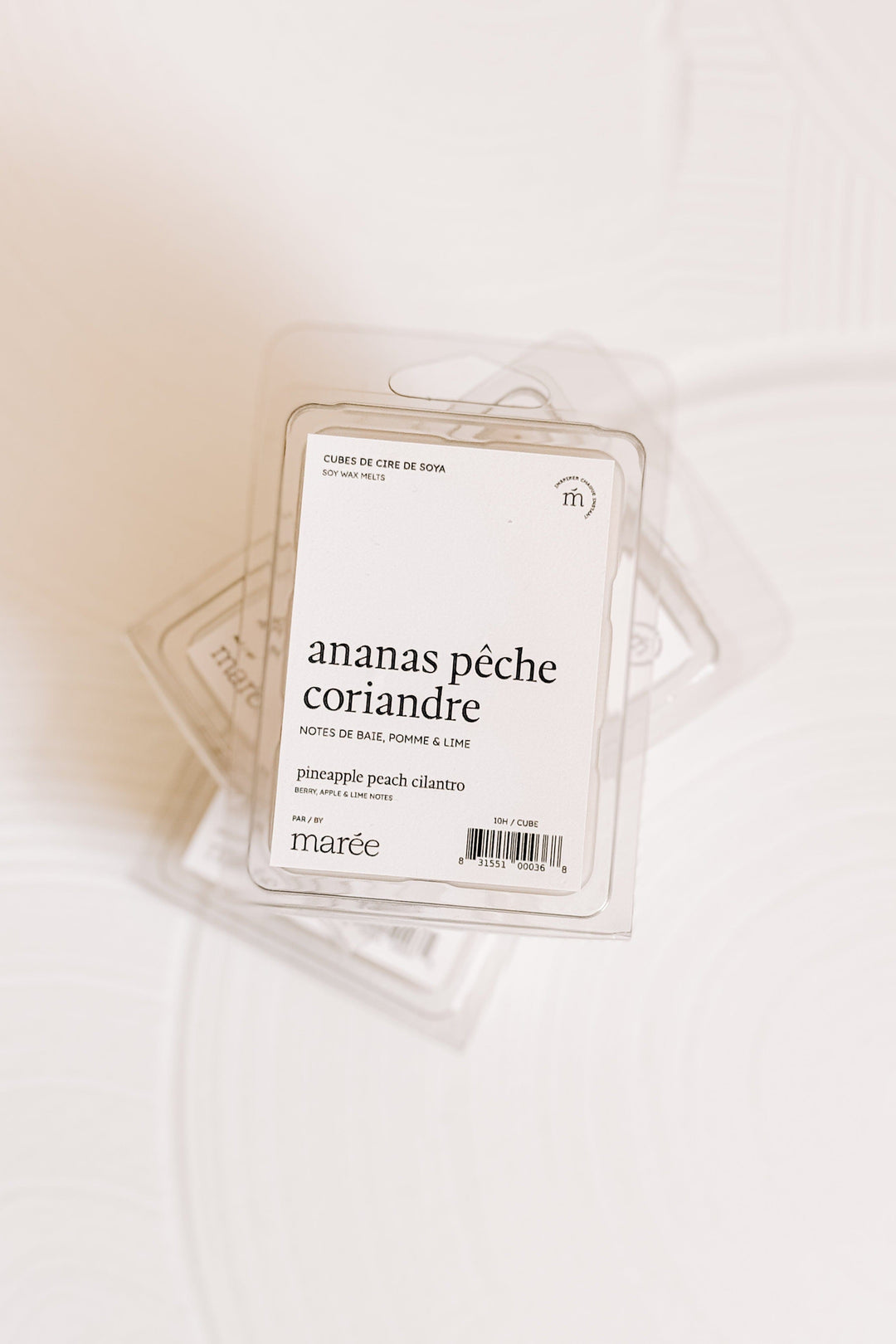 CUBES DE CIRE DE SOYA POUR DIFFUSEUR - Ananas pêche coriandre