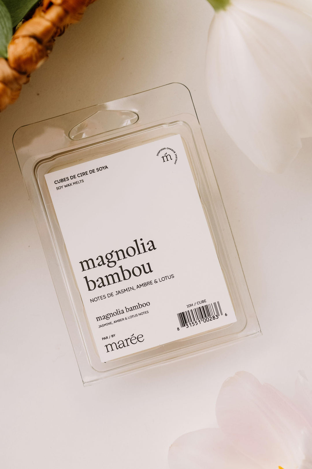 CUBES DE CIRE DE SOYA POUR DIFFUSEUR - Magnolia bambou Cubes pour le diffuseur Marée - Chandelles 