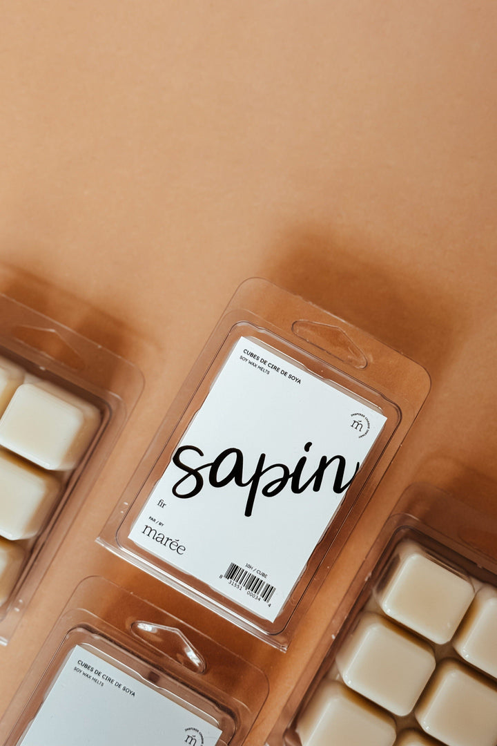 CUBES DE CIRE DE SOYA POUR DIFFUSEUR - Sapin