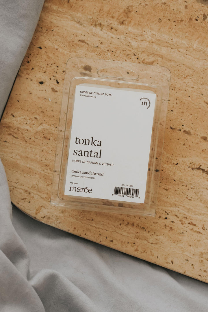 CUBES DE CIRE DE SOYA POUR DIFFUSEUR - Tonka santal