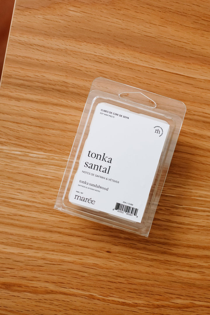CUBES DE CIRE DE SOYA POUR DIFFUSEUR - Tonka santal