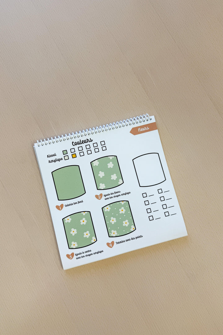 Cahier à colorier - Firedy - Coloris des motifs avec moi Firedy 