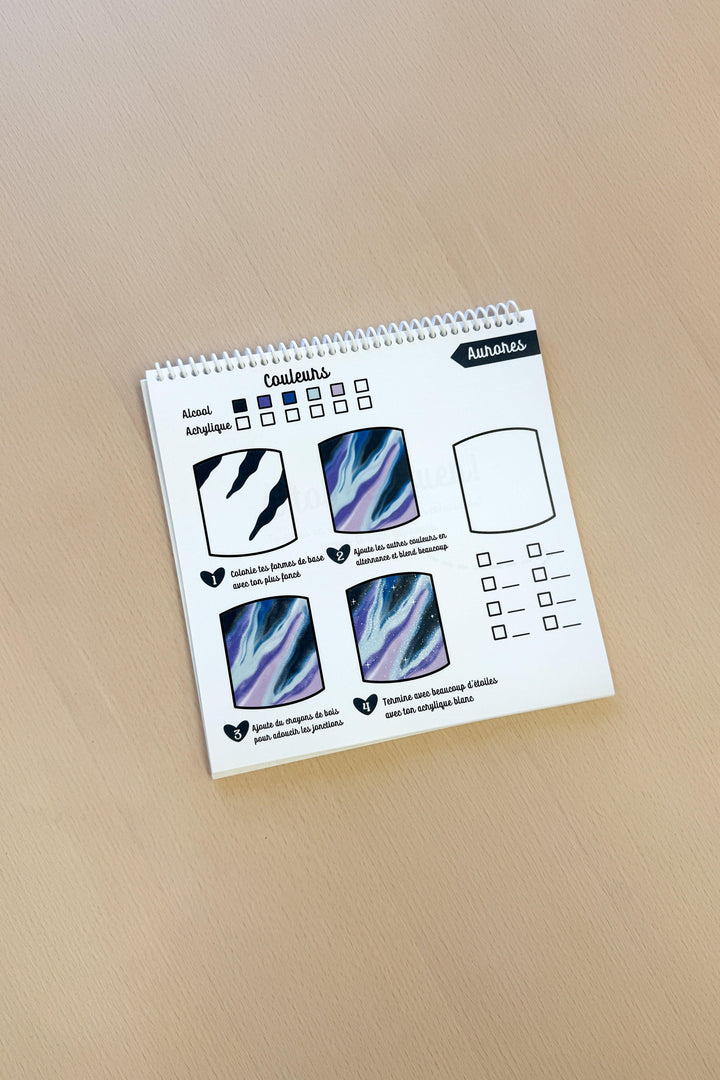 Cahier à colorier - Firedy - Coloris des motifs avec moi Firedy 