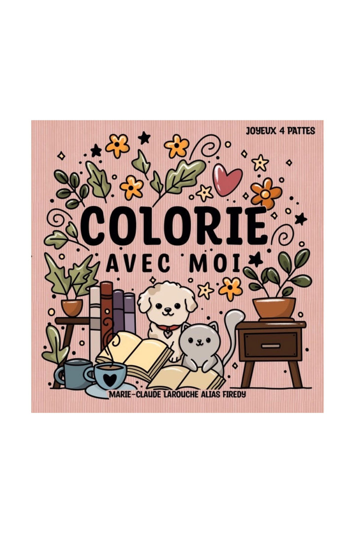 Cahier à colorier - Firedy - Tome 1 - Joyeux 4 pattes Firedy 