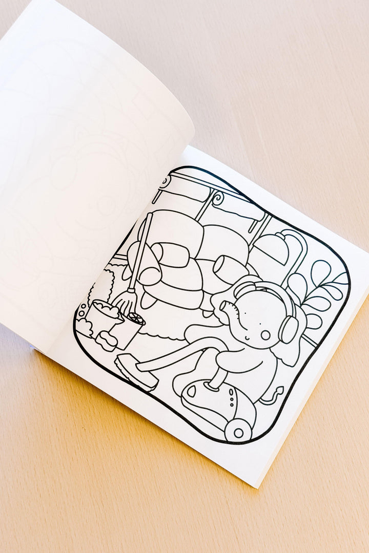 Cahier à colorier - Jade Lachine - Coloriages bien-être Jade Lachine 