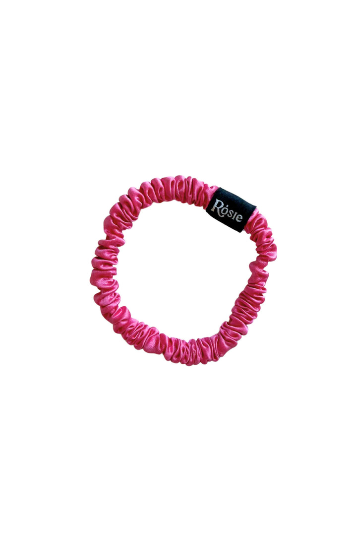 Chouchou pour les cheveux - Mini - Soie de mûrier - Rosie Rosie Fuchsia 