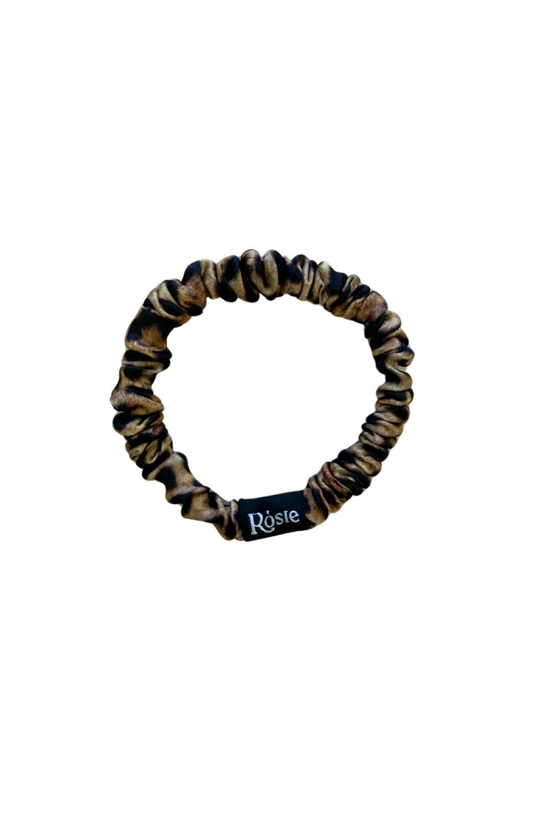 Chouchou pour les cheveux - Mini - Soie de mûrier - Rosie Rosie Léopard 