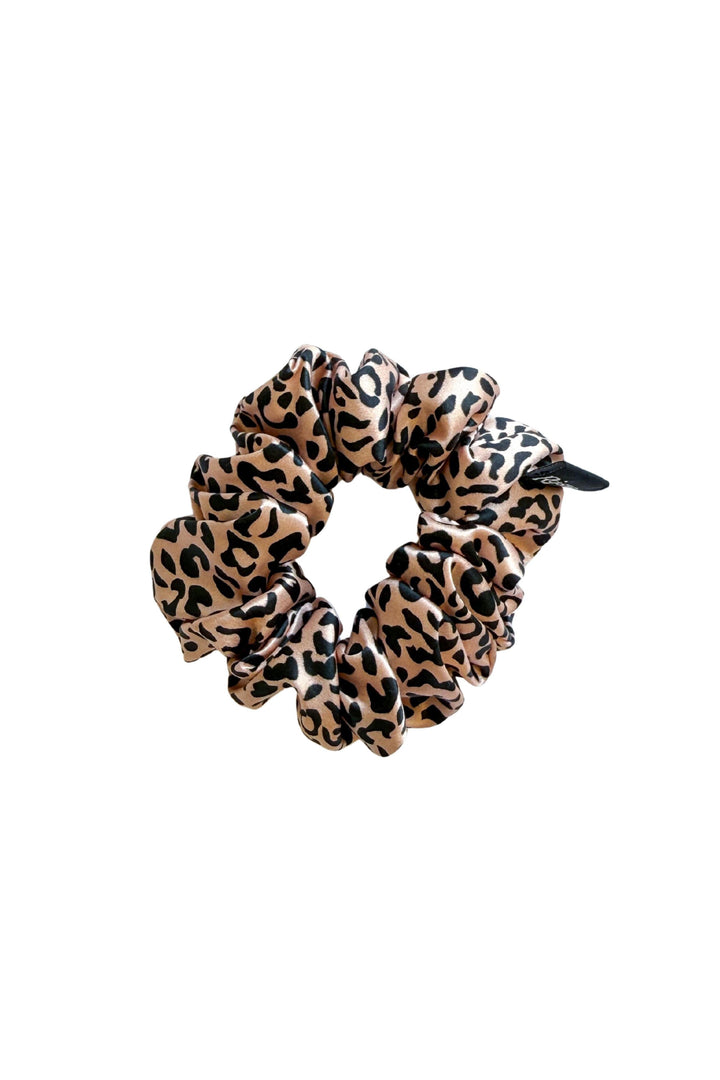 Chouchou pour les cheveux - Moyen - Soie de mûrier - Rosie Rosie Léopard 