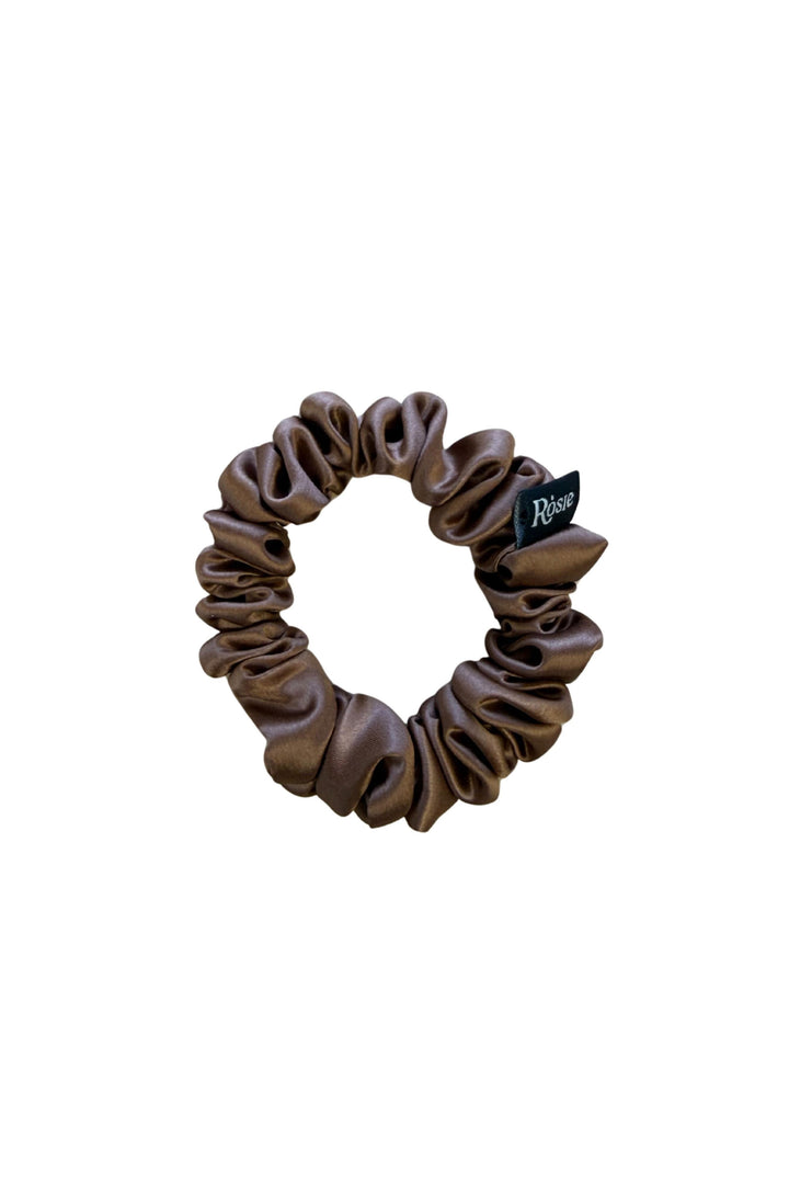 Chouchou pour les cheveux - Moyen - Soie de mûrier - Rosie Rosie Latte 