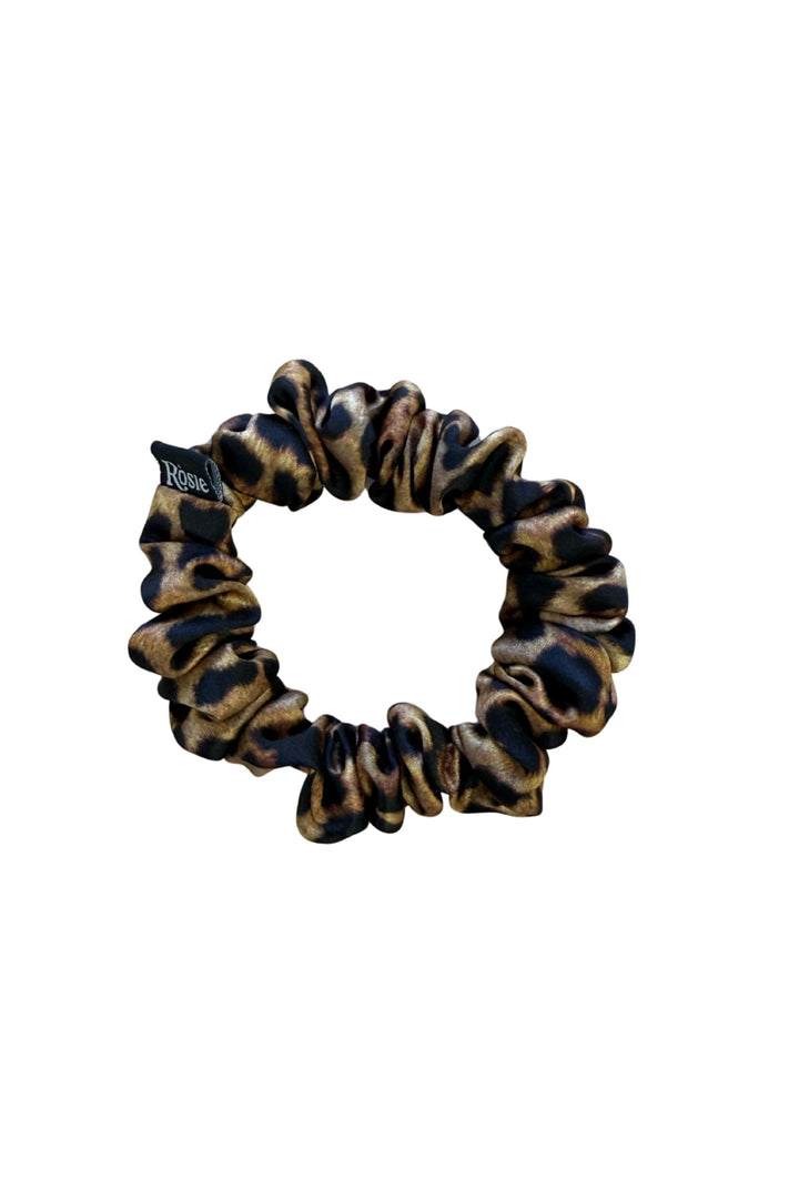 Chouchou pour les cheveux - Moyen - Soie de mûrier - Rosie Rosie Léopard 
