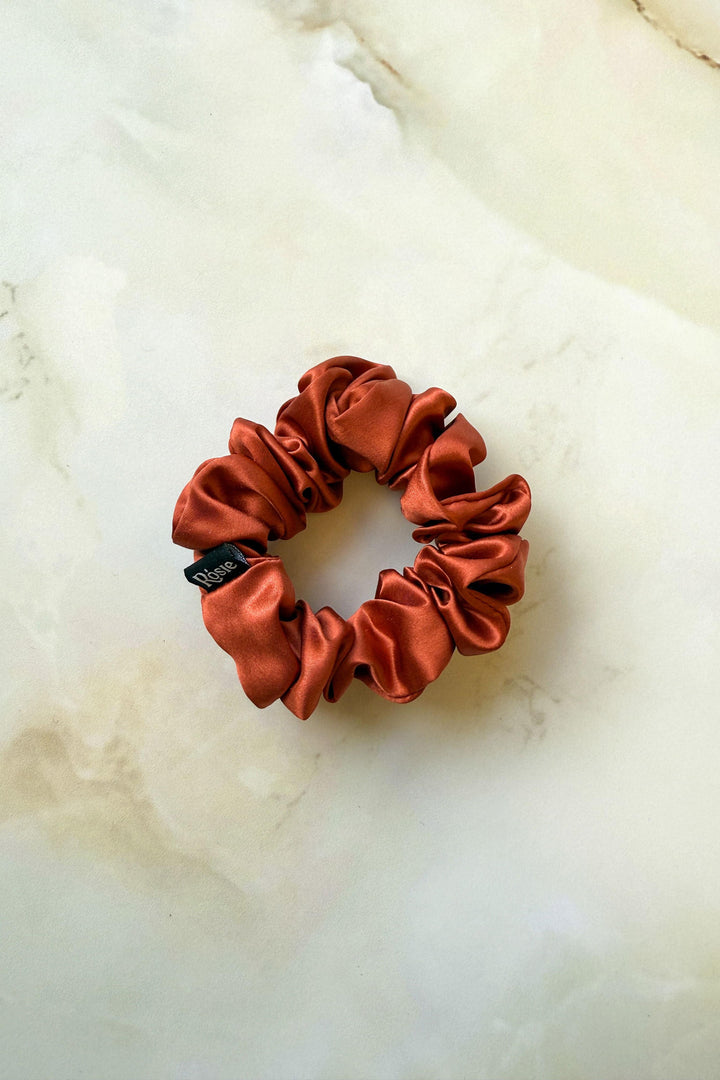 Chouchou pour les cheveux - Moyen - Soie de mûrier - Rosie Rosie Dusk 