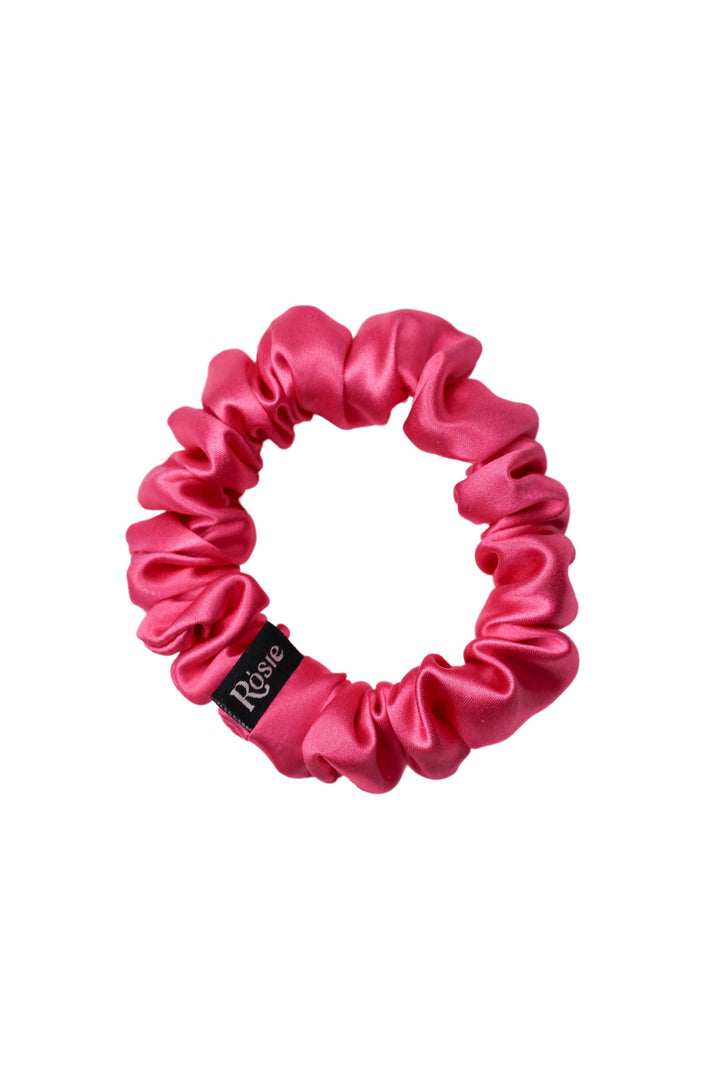 Chouchou pour les cheveux - Petit - Soie de mûrier - Rosie Rosie Fuchsia 