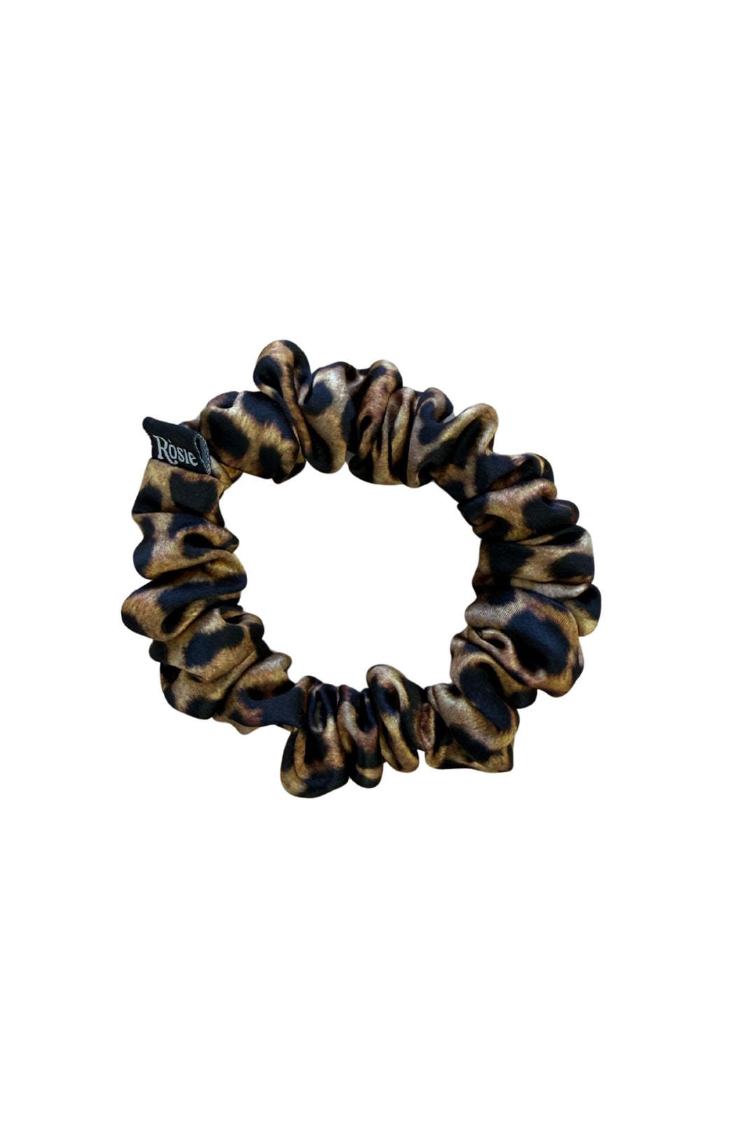 Chouchou pour les cheveux - Petit - Soie de mûrier - Rosie Rosie Léopard 