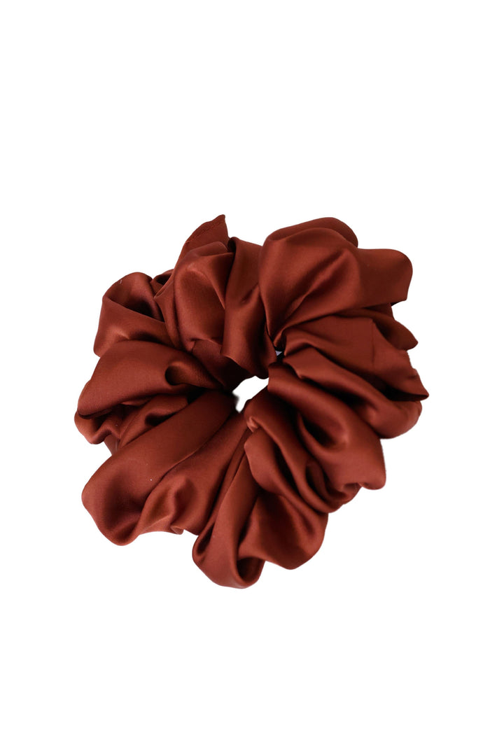 Chouchou pour les cheveux - XL - Satin - Rosie Rosie Rouille 