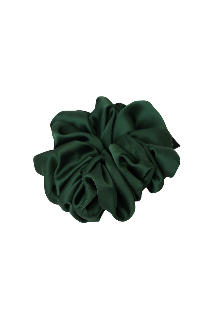 Chouchou pour les cheveux - XL - Satin - Rosie Rosie Vert forêt 