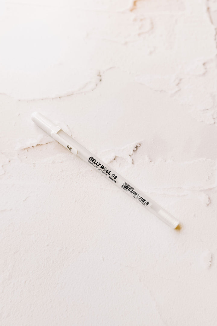 Crayon gel - 08 - Blanc - Gelly roll Gelly roll 