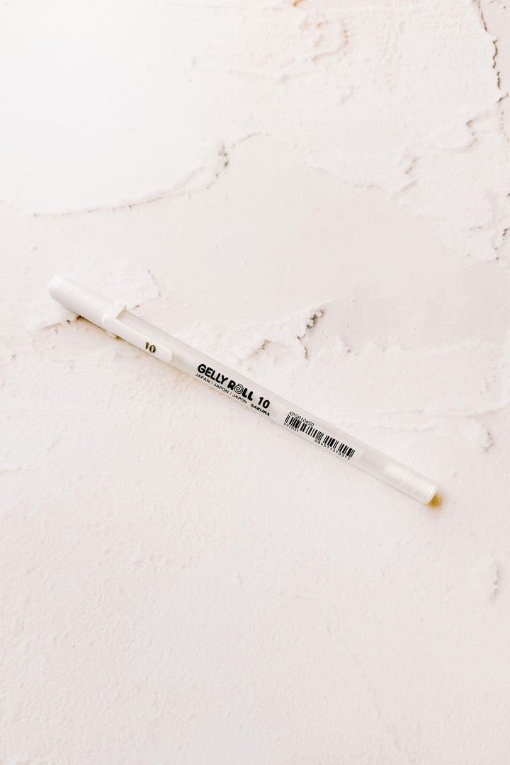 Crayon gel - 10 - Blanc - Gelly roll Gelly roll 