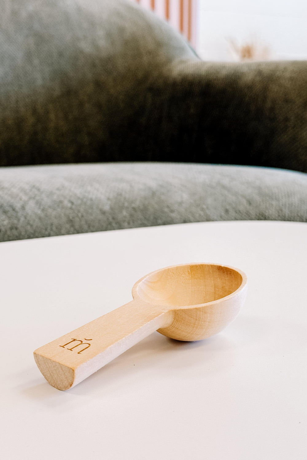 Cuillère en bois pour bain moussant Marée - Chandelles 