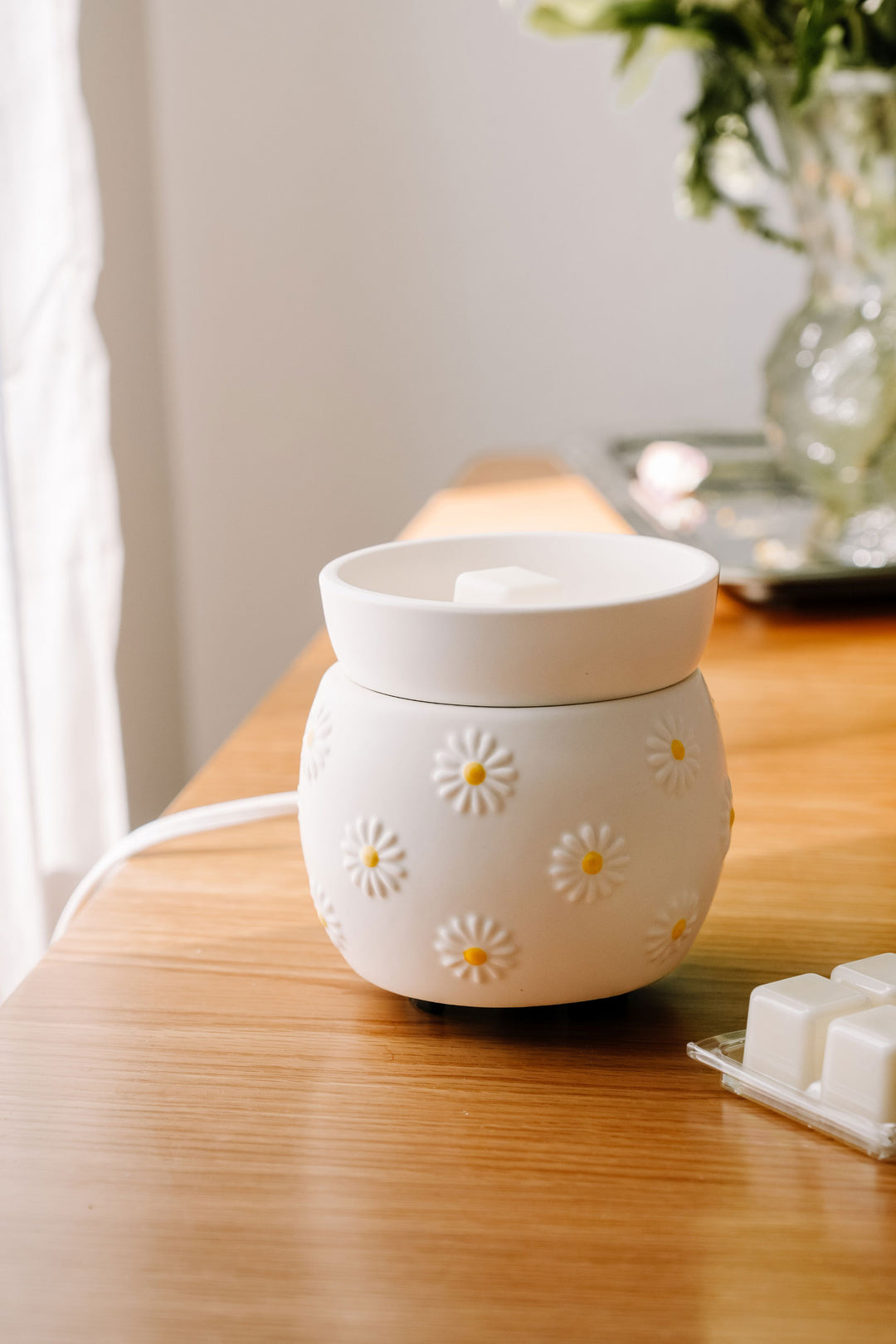 DIFFUSEUR CUBES DE CIRE - 2 en 1 - Daisy