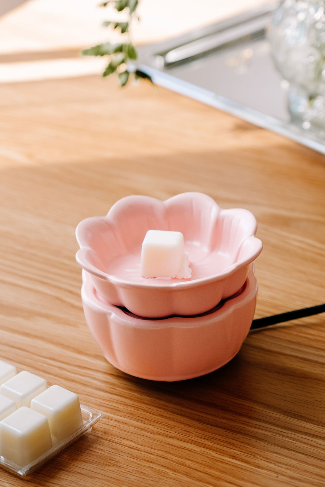 DIFFUSEUR CUBES DE CIRE - 2 en 1 - Petal