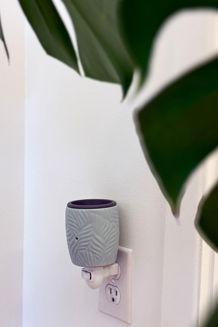 DIFFUSEUR CUBES DE CIRE - Mural - Soucoupe réversible - Bleu pâle Diffuseurs Candle warmer 