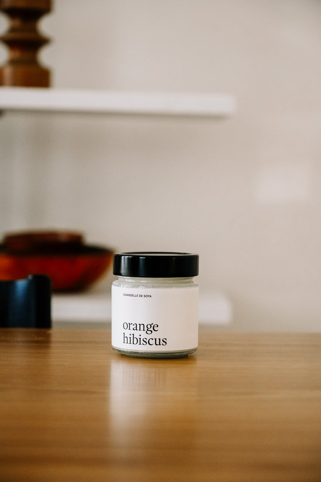 SOY CANDLE - Orange hibiscus